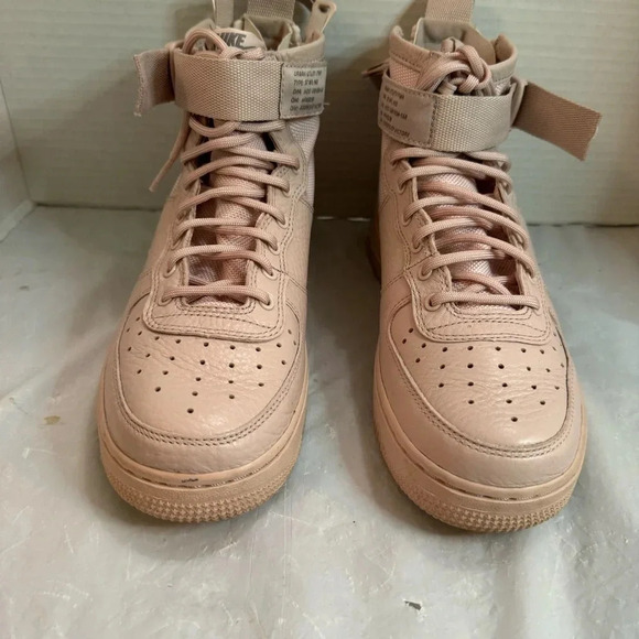 Nike SF Air Force 1 Mid Boys Size 5Y Pale Pink - Picture 2 of 16